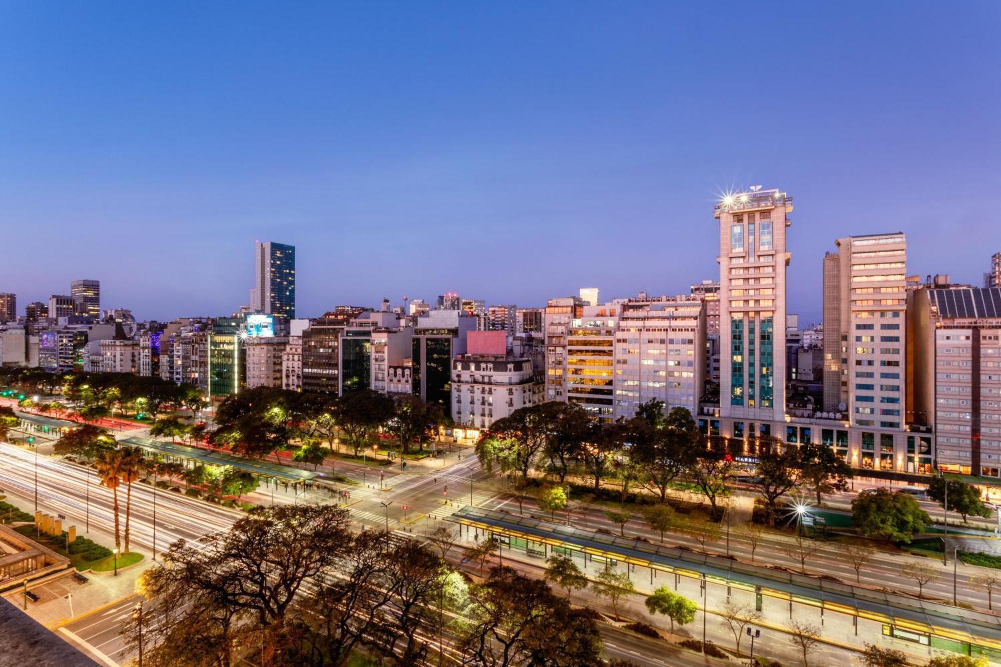 Buenos Aires Marriott Hotel Exterior foto Panoramic view of the city